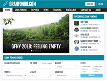 Tablet Screenshot of granfondo.com